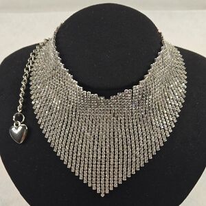 Elegant Zirconia Choker Necklace